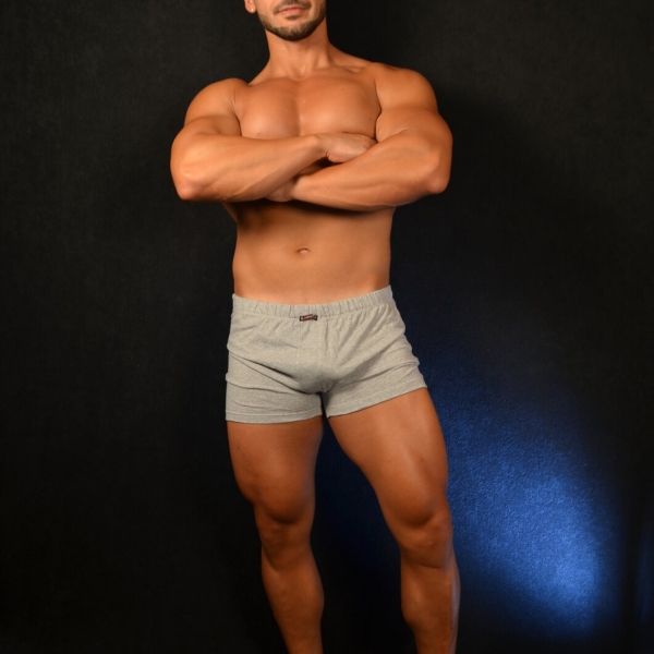 Боксерки Gladiator 100% памук - сиво