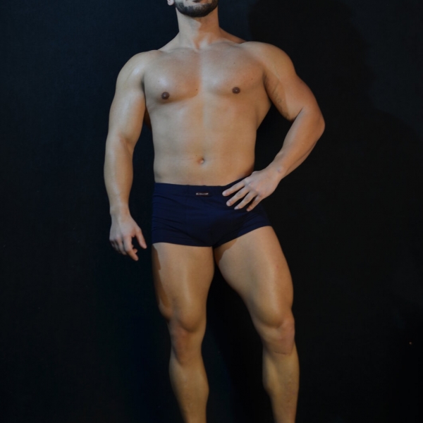 Боксерки Gladiator памук/ликра - тъмно синьо