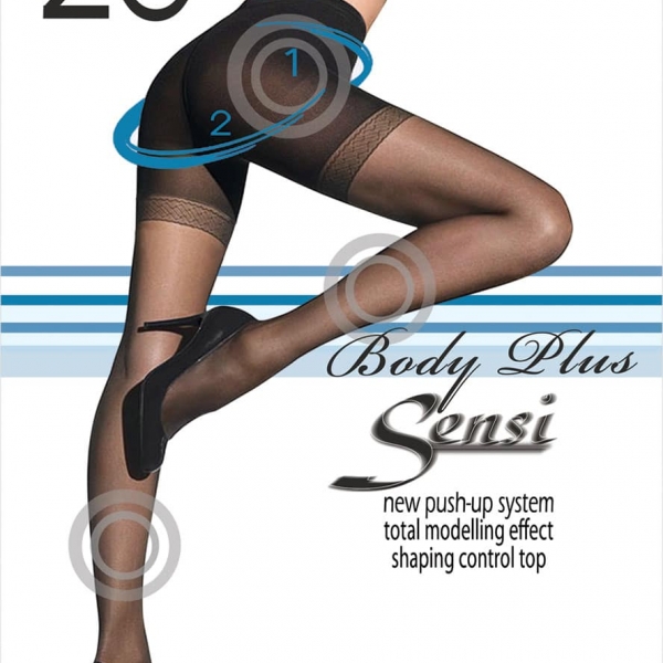 Чорапогащи Sensi Body Plus 20Den - черно