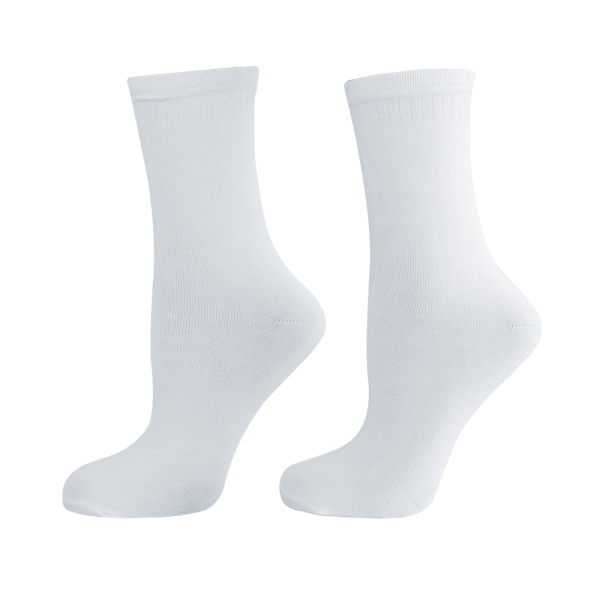 Дамски бамбукови чорапи в бял цвят