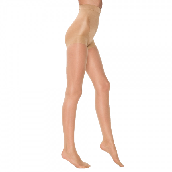 SILUET Стягащи чорапогащи с цял ефект - дупе, талия, крака,  20 DEN, PENTI - Бежов