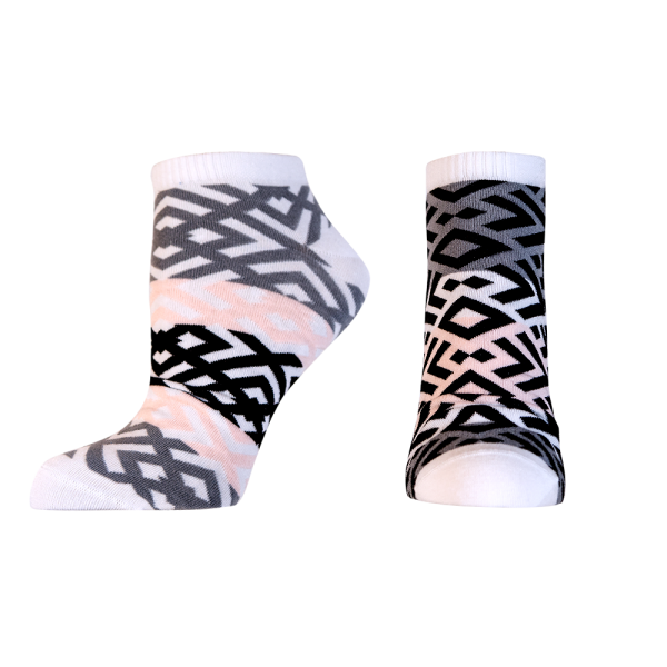 Дизайнерски къси чорапи от органичен бамбук &ndash; черен елемент